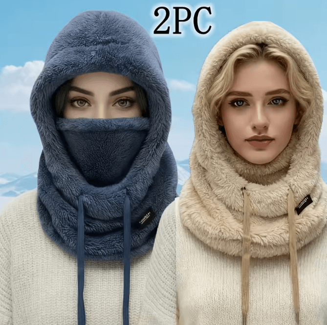Thermal Fleece Balaclava Ski Mask Windproof Adjustable Winter Face & Neck Cover