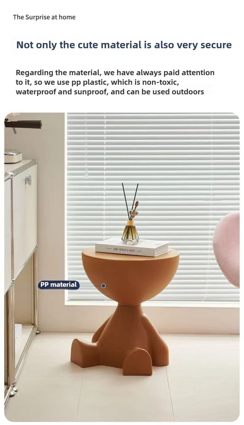 Cartoon Style Sofa Edge Side Table