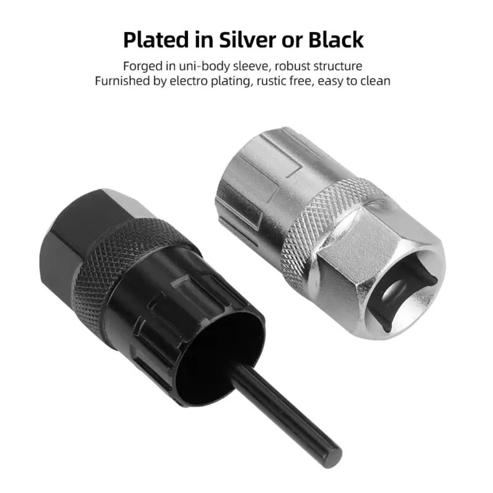 New Bicycle Repair Tools, High Carbon Steel Cassette Locking Ring Install Tool in Black & Silver