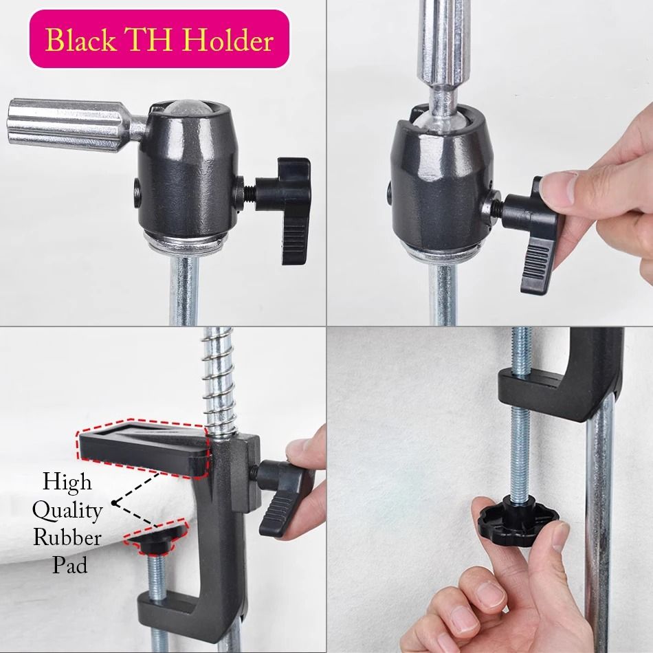 Wig Head Stand Table Clamp Adjustable Mannequin Holder