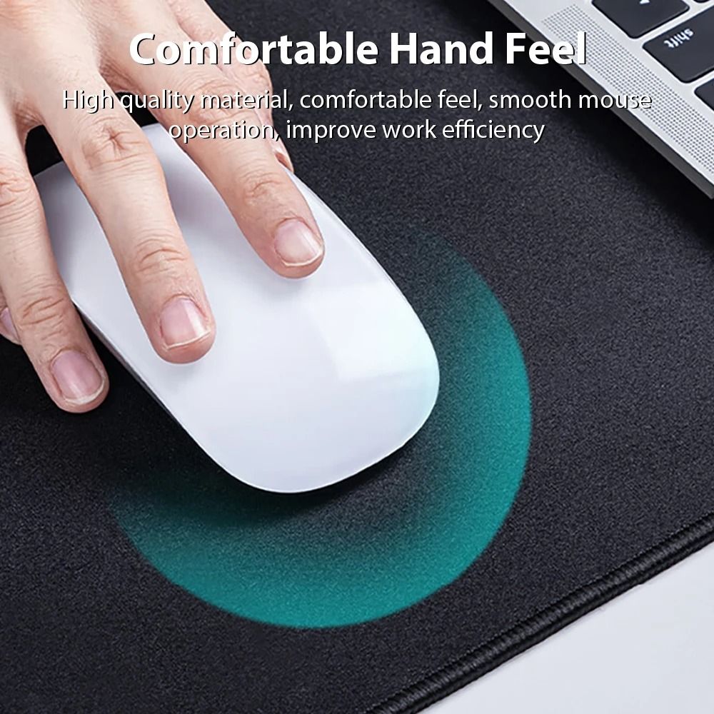 Large Anti Slip Mouse Pad Extended Desk Mat with Stitched Edges
