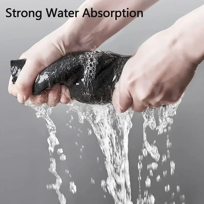 Thickened Magic Cleaning Cloth, No Trace Reusable Microfiber Glass & Car Window Wipe Towel