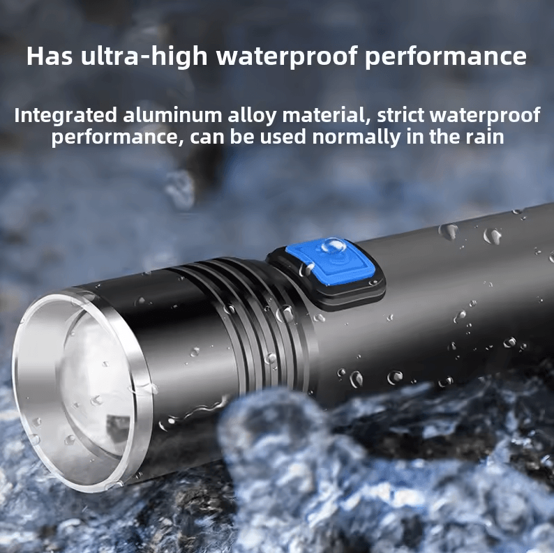 395nm UV Flashlight Blacklight – Zoomable USB Rechargeable Ultraviolet Inspection Light