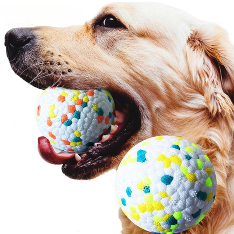 Bite Resistant Dog Chew Ball Toy for Small & Large Dogs | High Elasticity  Interactive Pet Toy
