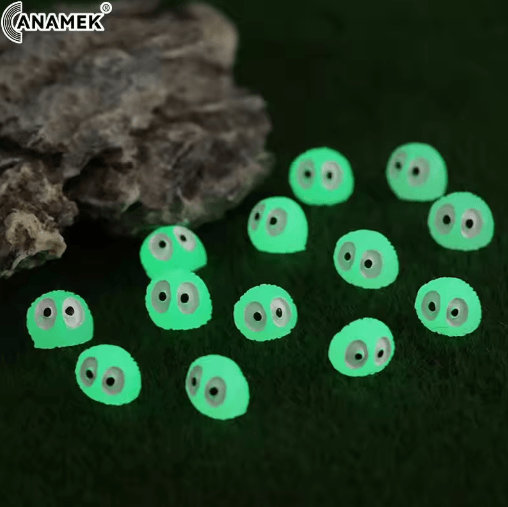Glowing Dust Elf Miniature Figurines Set – Kawaii Micro Landscape & Room Decor