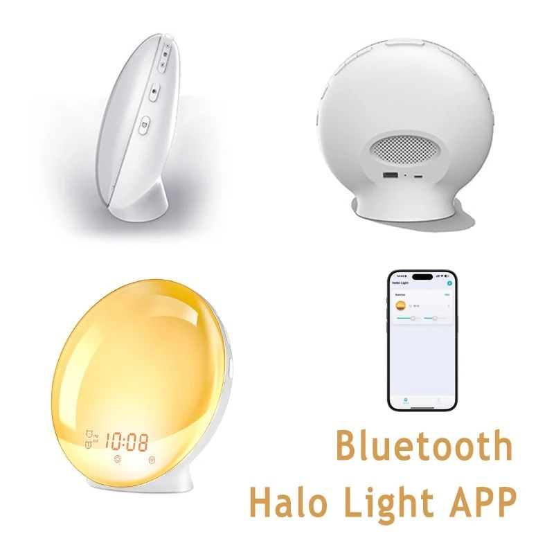 Wake Up Light Alarm Clock with Sunrise and Sunset Simulation