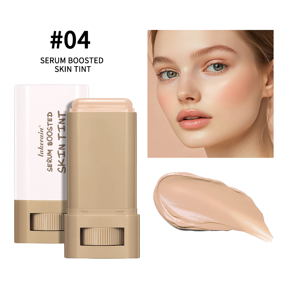 Waterproof Skin Tint Stick Nourishing Solid Tinted Serum Balm Foundation Face Contour Stick Makeup
