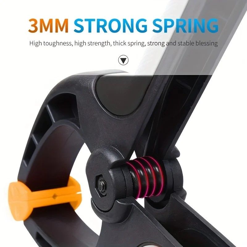 PrecisionGrip Adjustable Nylon Spring Clamps – 3/4/6/9 Inch Carpentry Set