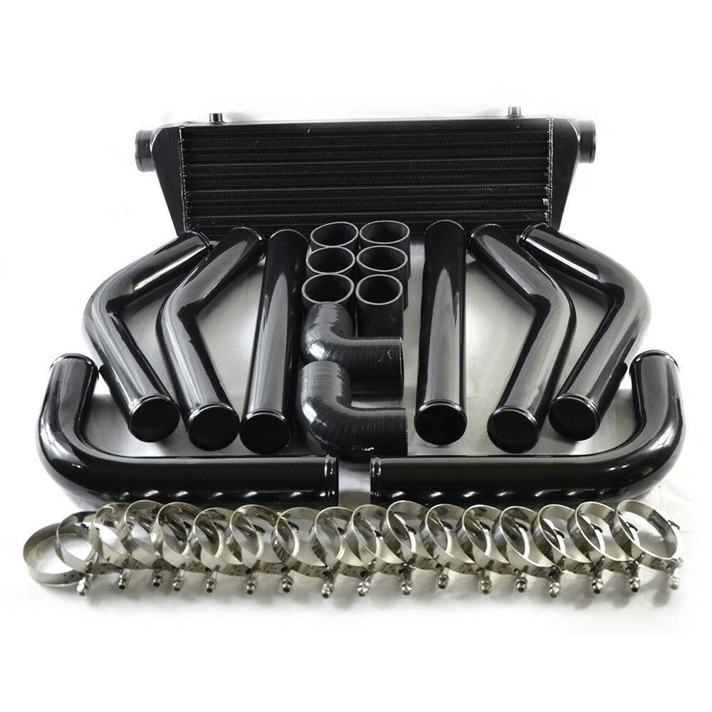 Universal Intercooler Piping Kit with T Bolt Clamps Black