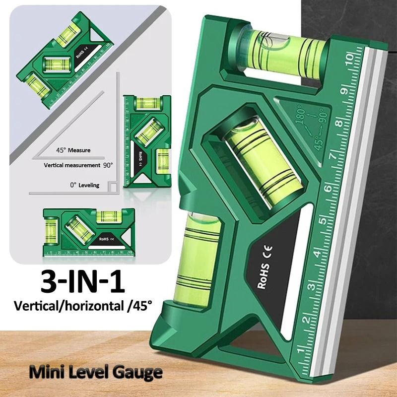 Mini Magnetic Level Gauge High Precision Pocket Measurement Tool