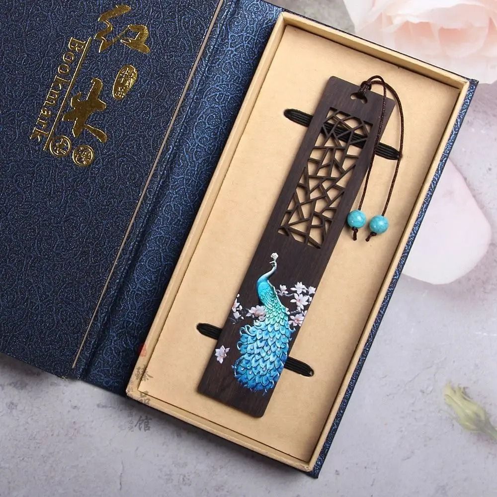 Artisan Ebony Carving Bookmark | High-Fidelity Retro Chinese Pagination & Professional Learning Gallery
