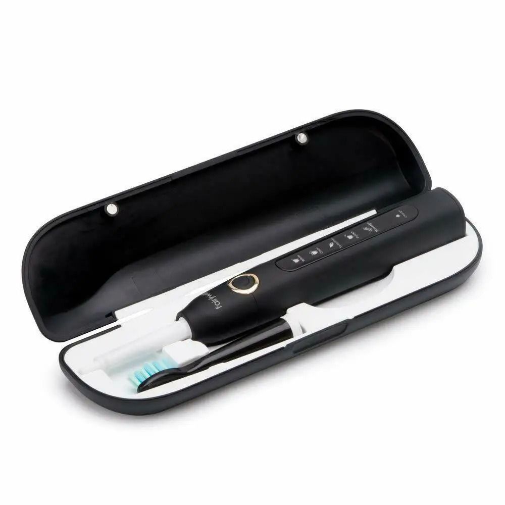 Electric Sonic Toothbrush Set with Travel Case and 10 Brush Heads