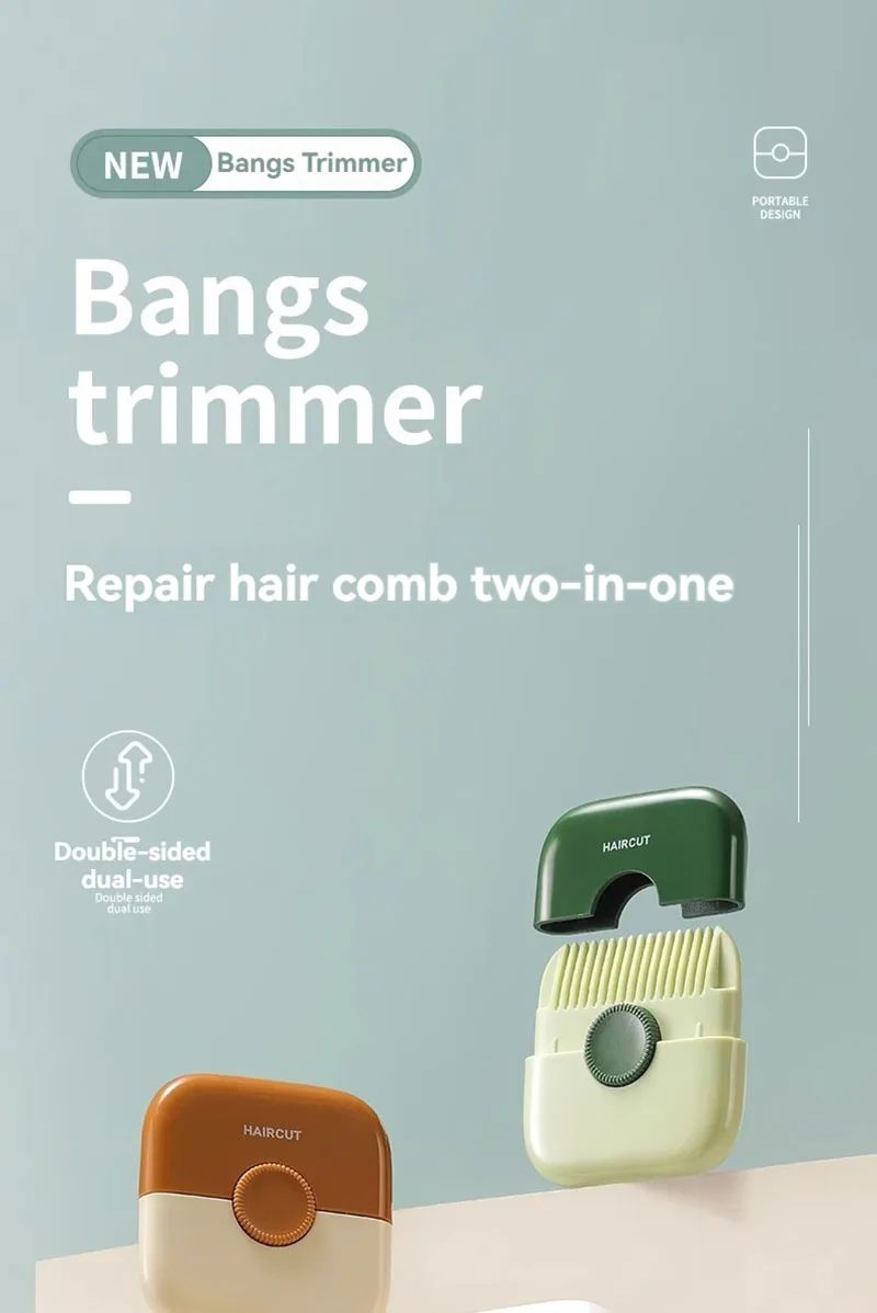 2-in-1 Baby Haircut and Bangs Trimmer Comb