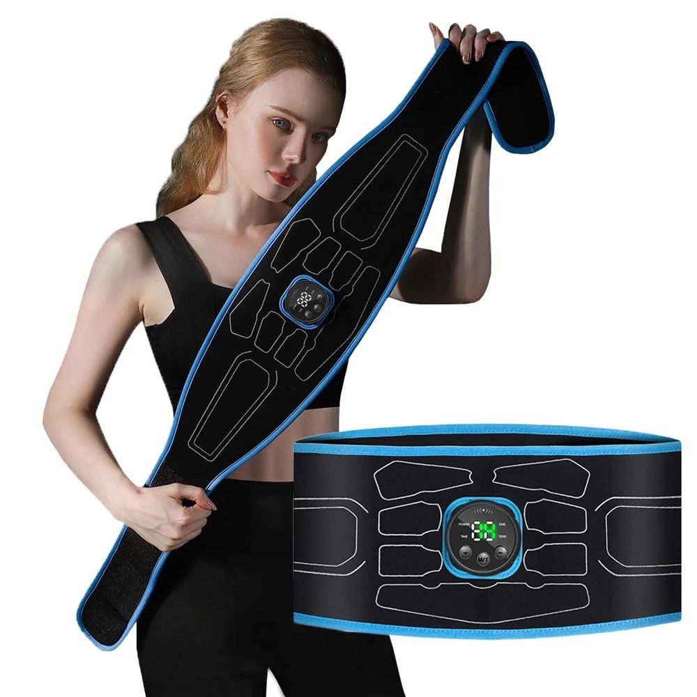 EMS Abdominal Muscle Stimulator Belt Electric Waist Trainer Slimming Massager