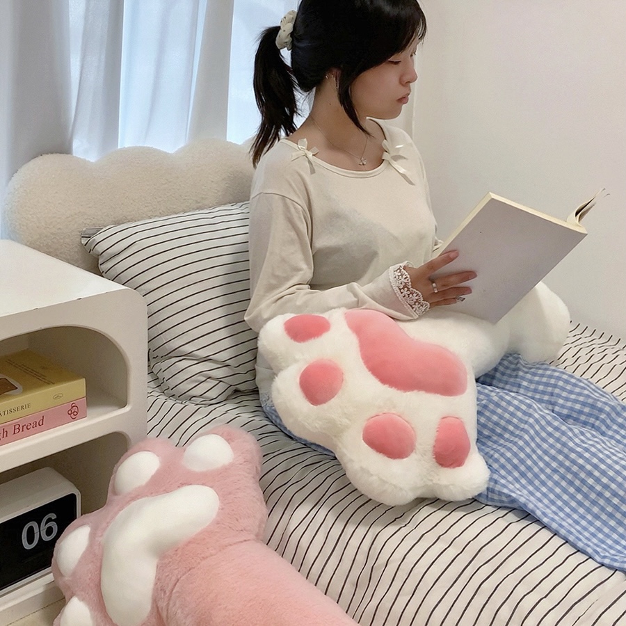 Very Soft Comfortable Cat Paw Throw Pillow Paw Long Cushion Leg Cushion Home Decor Washable Gifts