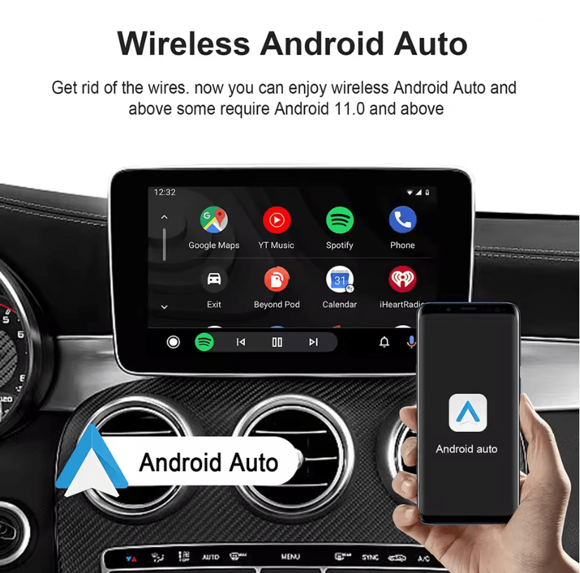 DriveSmart Wireless CarPlay AI Box with Android 13