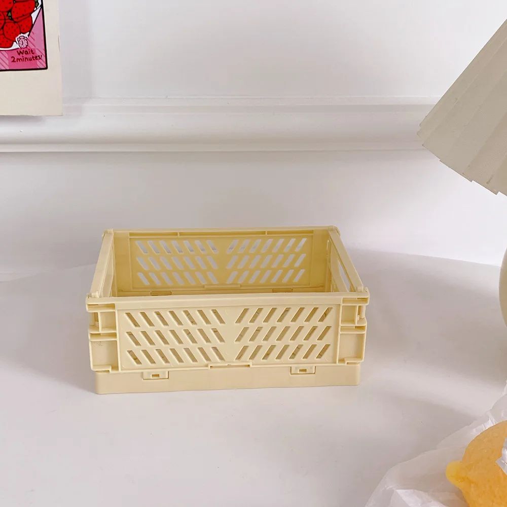 Mr.paper Stackable Foldable Plastic Stationery Holder Set