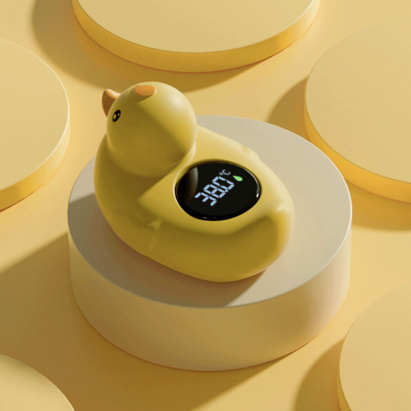 Floating Waterproof Baby Safe Thermometer Little Yellow Duck Baby Bathtub Shower Temperature Sensor