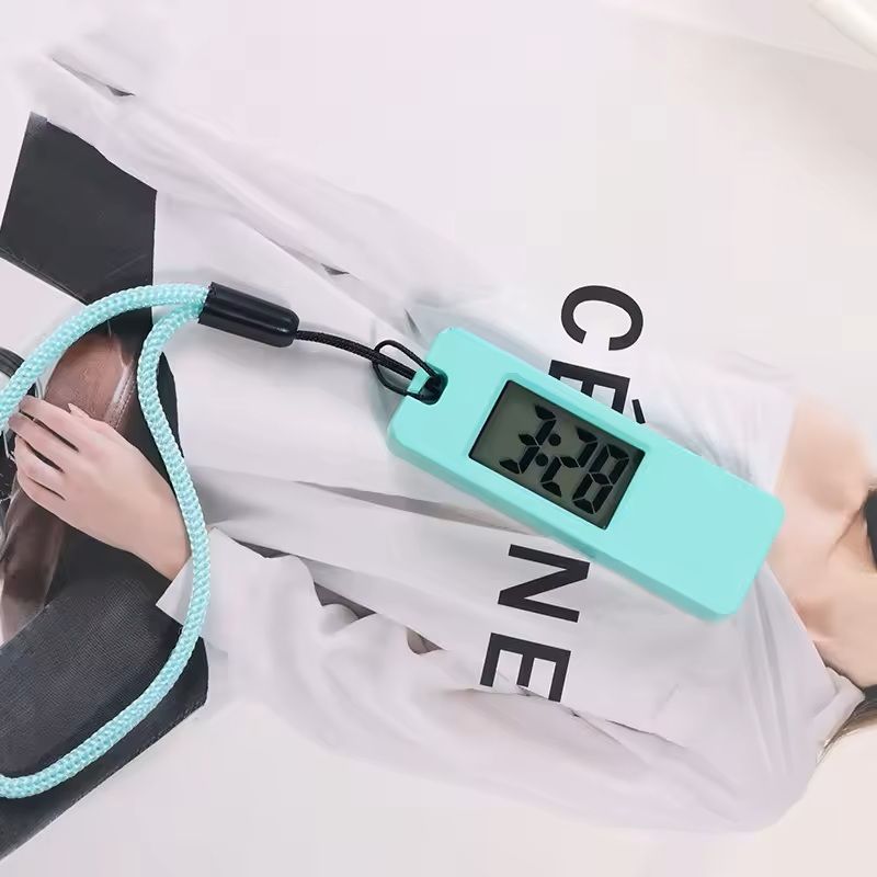 GlowKey LED Digital Keychain Pocket Watch