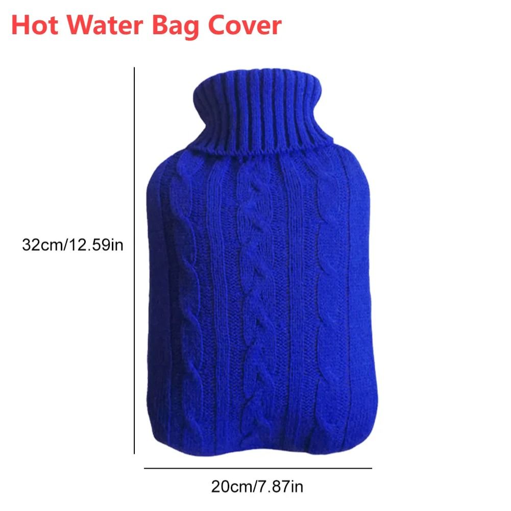 Plush Hand and Feet Warmer Hot Water Bottle with Protective Cover