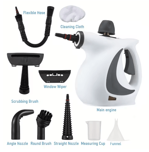 Portable Handheld Steam Cleaner – Multifunctional Grease & Grime Cleaning Machine