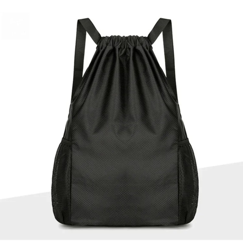 Large Capacity Drawstring Gym Backpack Lightweight Sports Sackpack for Travel and Fitness