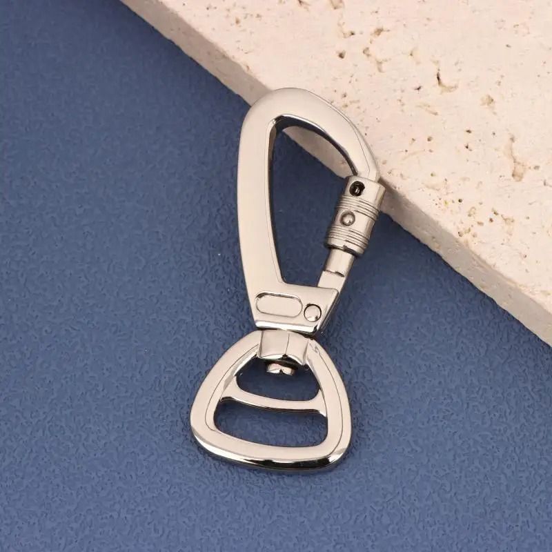 360 Degree Rotatable Carabiner Keychain Hook with Lock