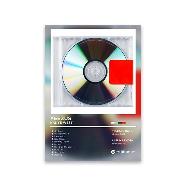 Retro Rap Album Cover Canvas Poster Music Wall Art Print
