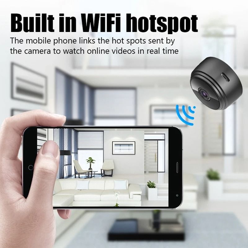 Compact Wireless HD Night Vision Camera