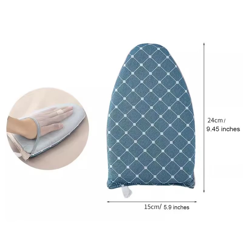 PressEase Washable Mini Ironing Board with Heat-Resistant Cover – Compact Anti-Scald Iron Pad & Protective Glove Set