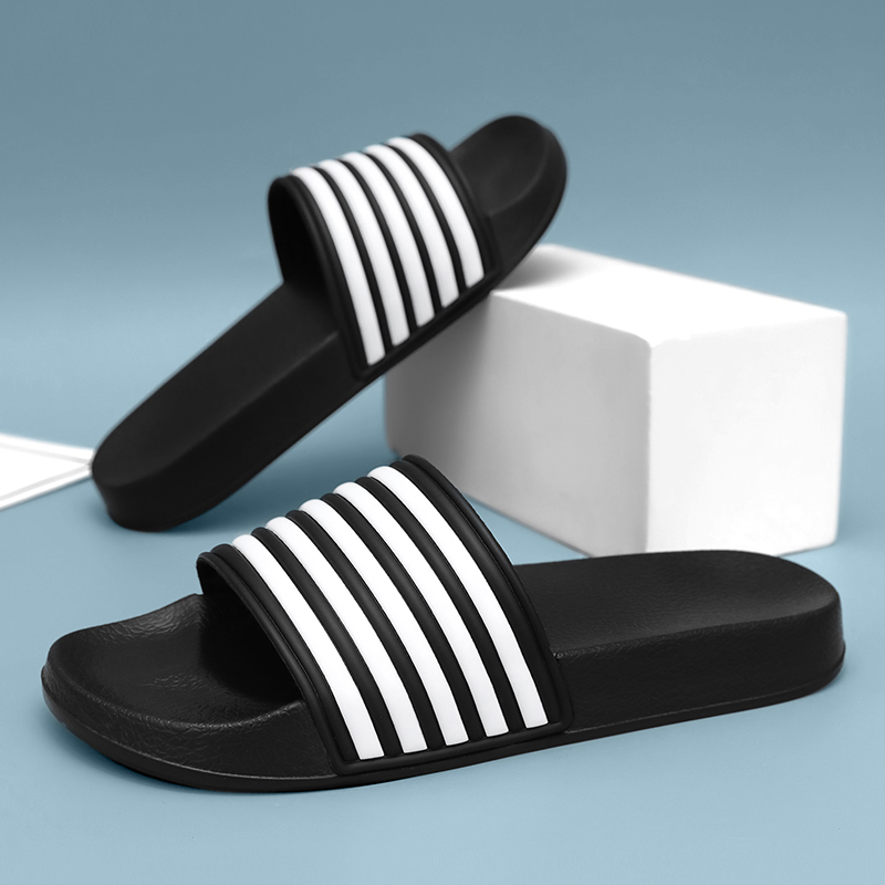 Striped Summer Mens Shoes, Couples Beach Sandals, Mens and Womens Beach Shoes, New Anti Slip Sandals