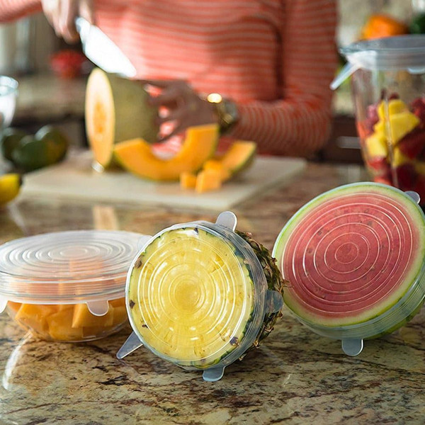 Silicone Stretch Lids – Durable & Eco-Friendly Elastic Food Covers for Bowls & Cans
