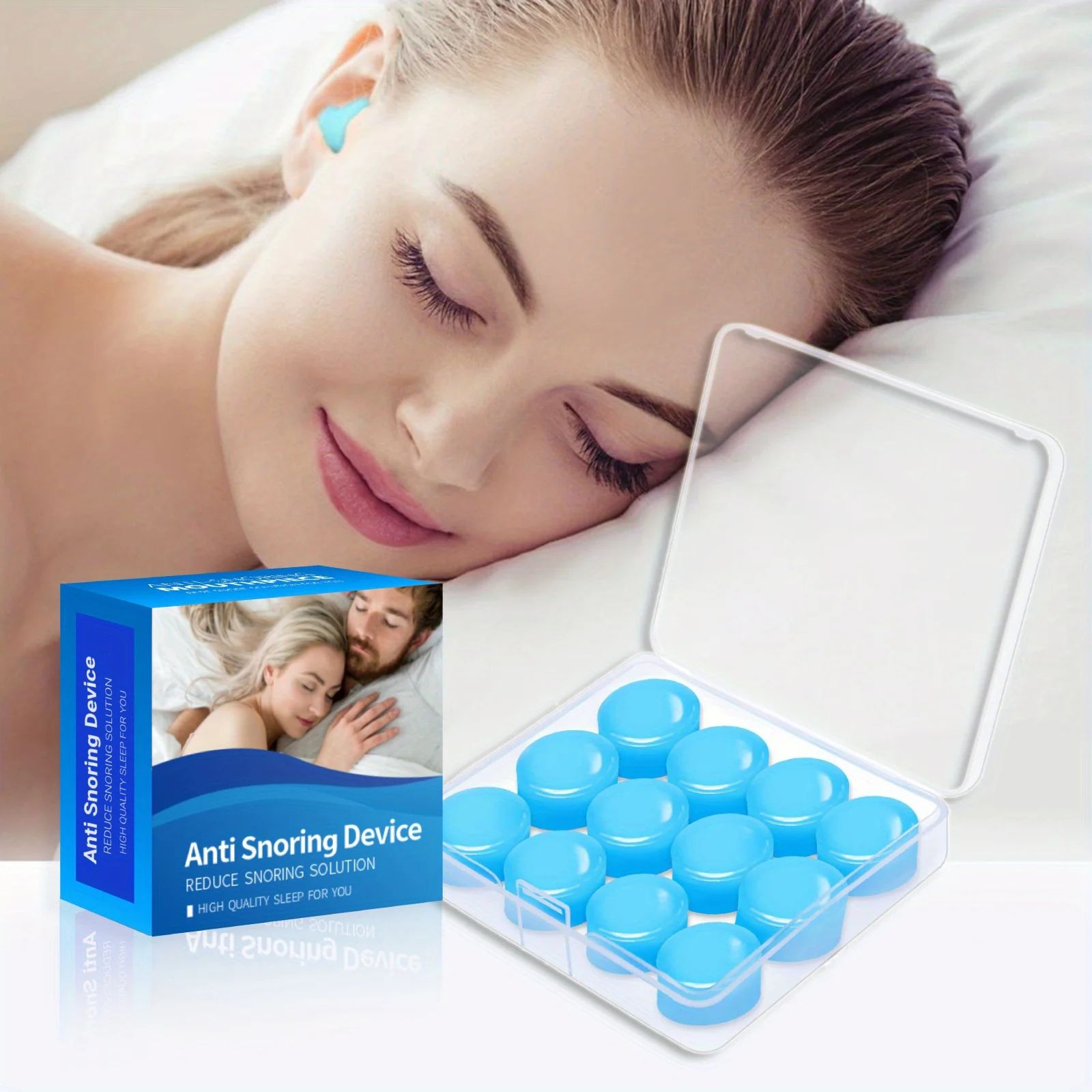 Reusable Silicone Sleep Ear Plugs