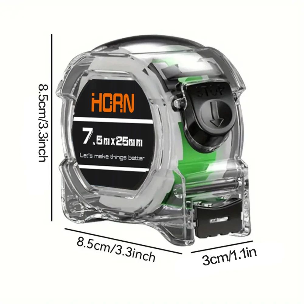 PrecisionPro 3–10 M Waterproof Tape Measure - Heavy-Duty Multipurpose Measuring Tool