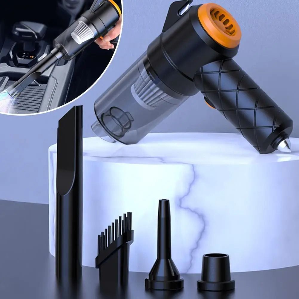Wireless Mini Car Vacuum Cleaner High Power Suction and Blower