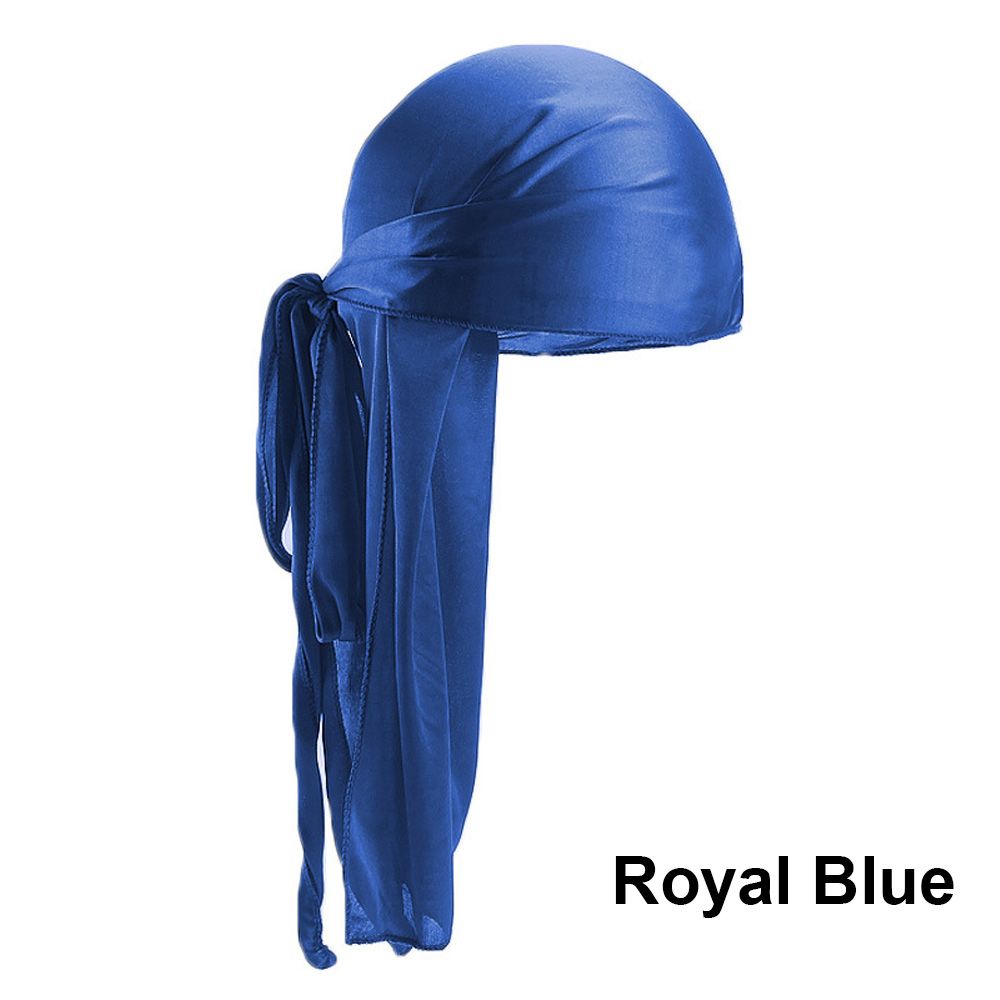 Pre-Tied Bandana Turban Hijab Silk Durag Pirate Hat Fashion Men Women Chemo Cap Headwrap