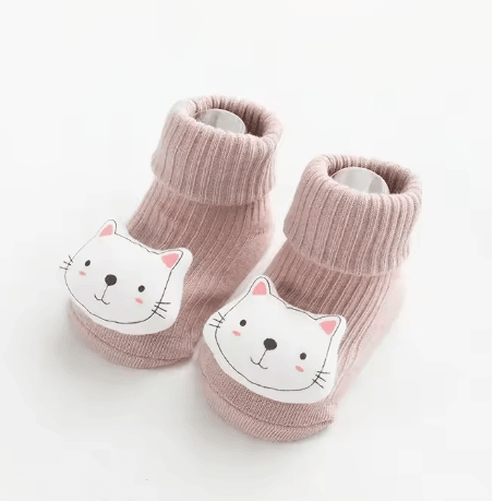CozyGrip Cartoon Baby Non Slip Socks for Toddlers and Newborns