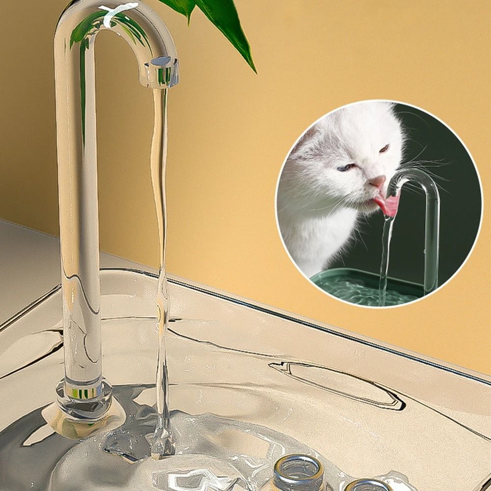 Automatic Ultra-Quiet Transparent Pet Water Fountain