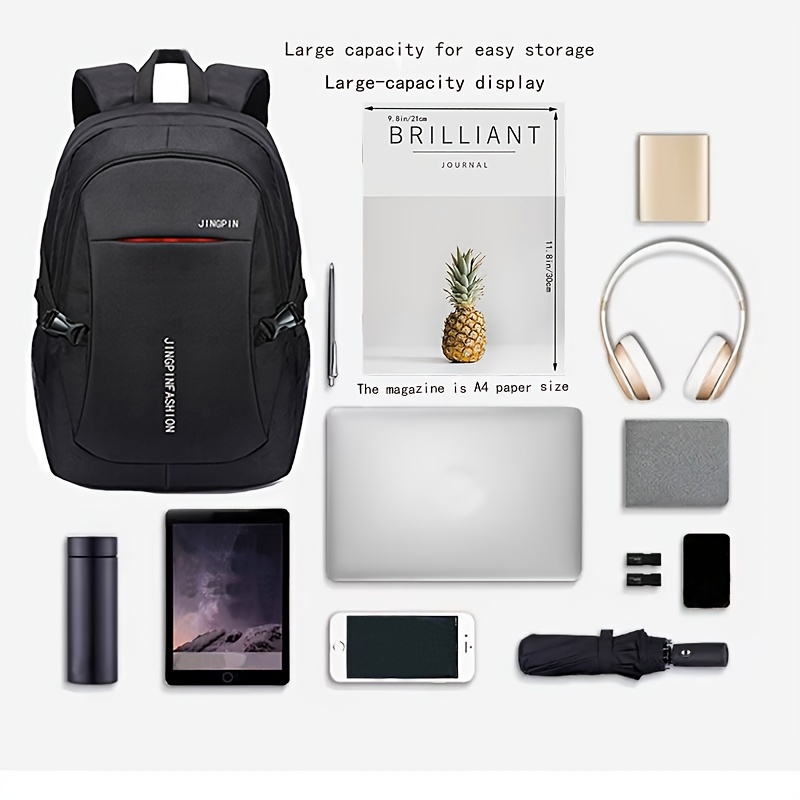 Durable Oxford Waterproof Backpack for Men Business Travel & Schoolbag