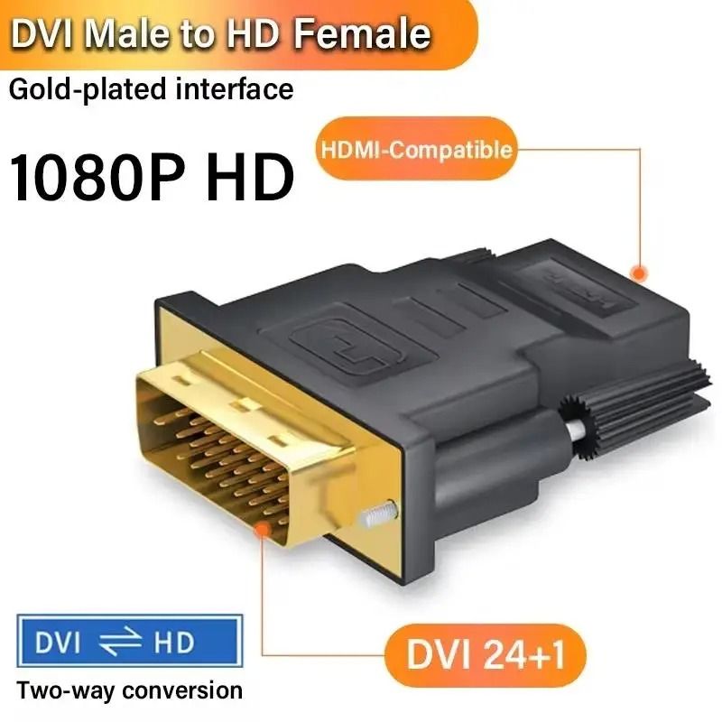 High Definition Bi Directional HDMI to DVI Adapter