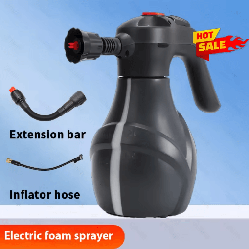 CENRR Electric Foam Sprayer Professional 2L Handheld Snow Foam Cannon with Pressure Relief Valve