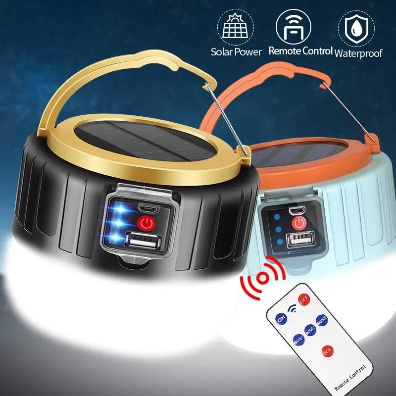 Portable Rechargeable Camping Lantern | Waterproof LED Floodlight & 7200mAh Power Bank for Outdoor Exploration