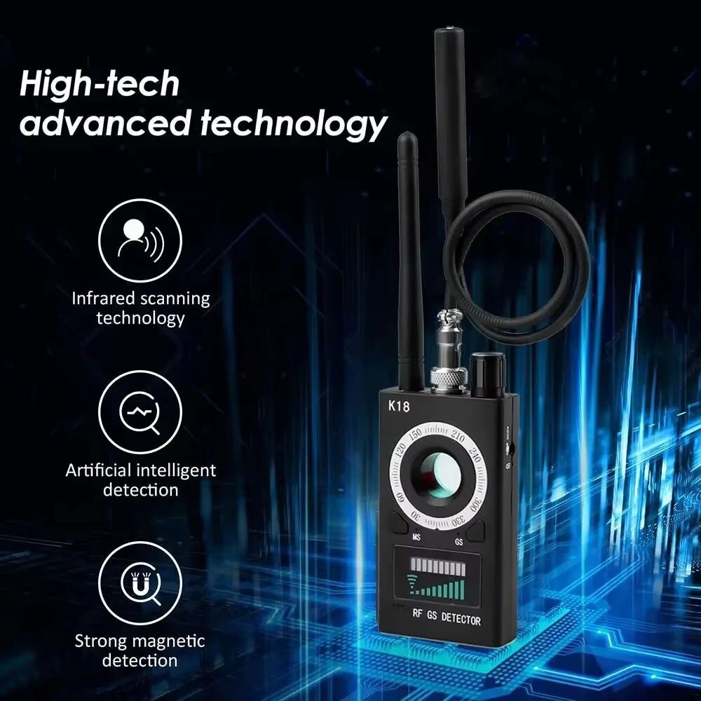 K18 Multi Function Anti Spy Hidden Camera and RF Signal Detector