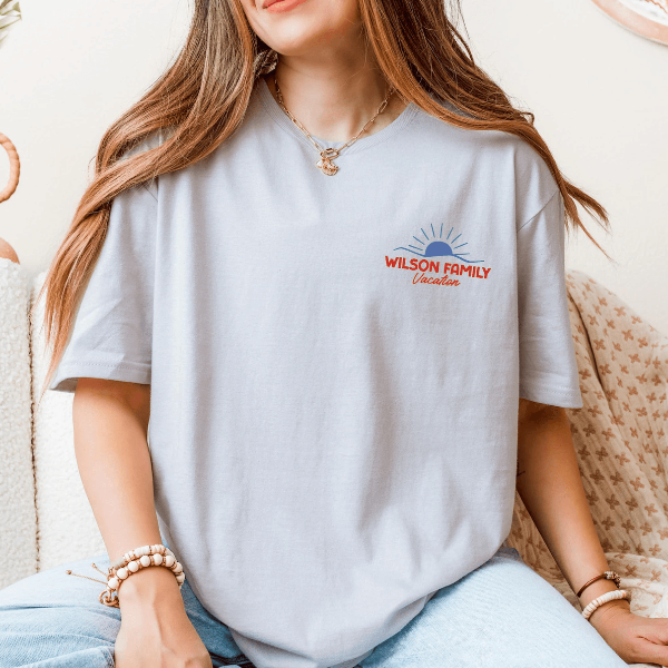 Custom Family Vacation Shirt Personalized Travel Tee
