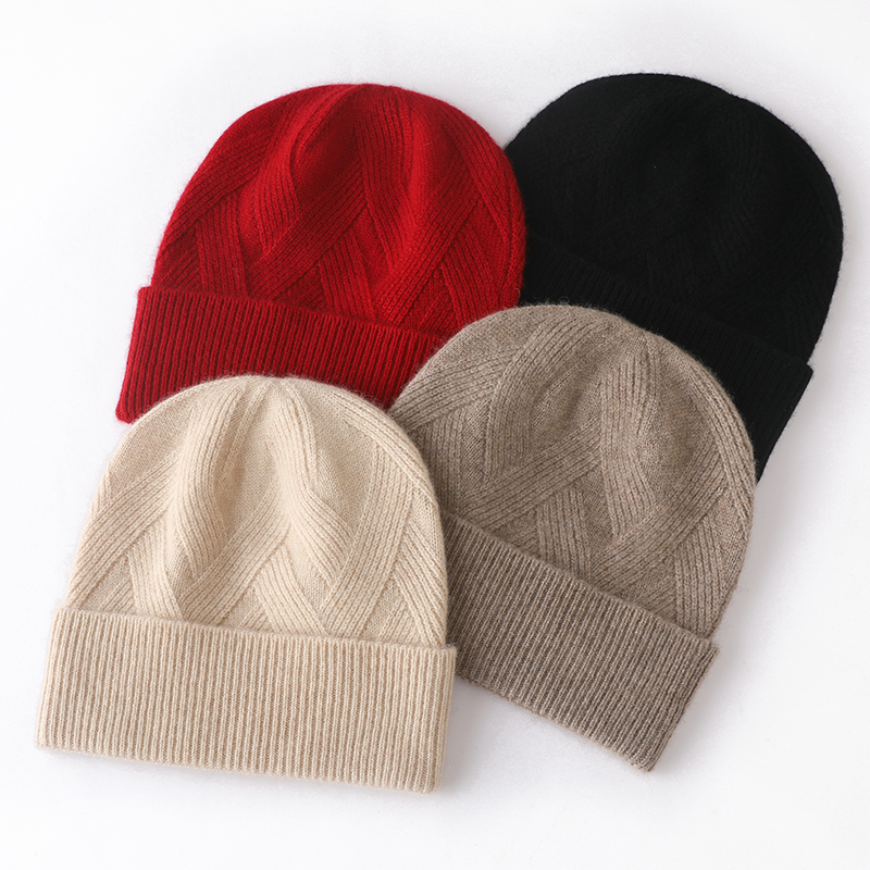 Luxury Cashmere Women's Winter Hat, Soft, Warm, Breathable Winter Essential