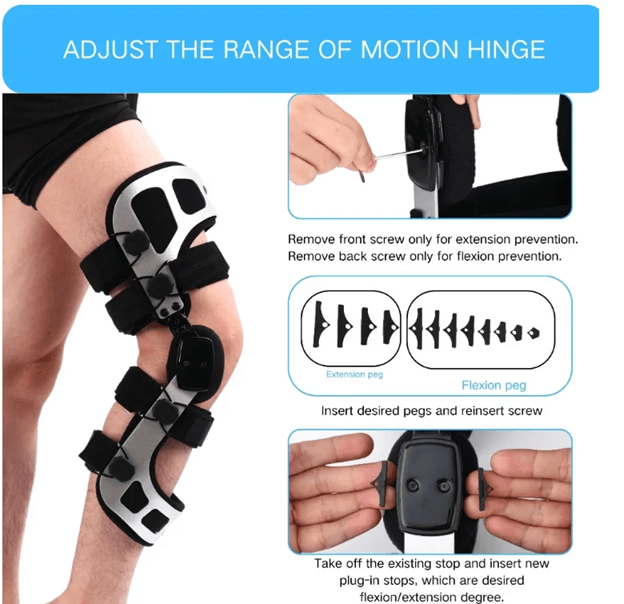 Double Upright OA Unloader Knee Brace for ACL PCL Support