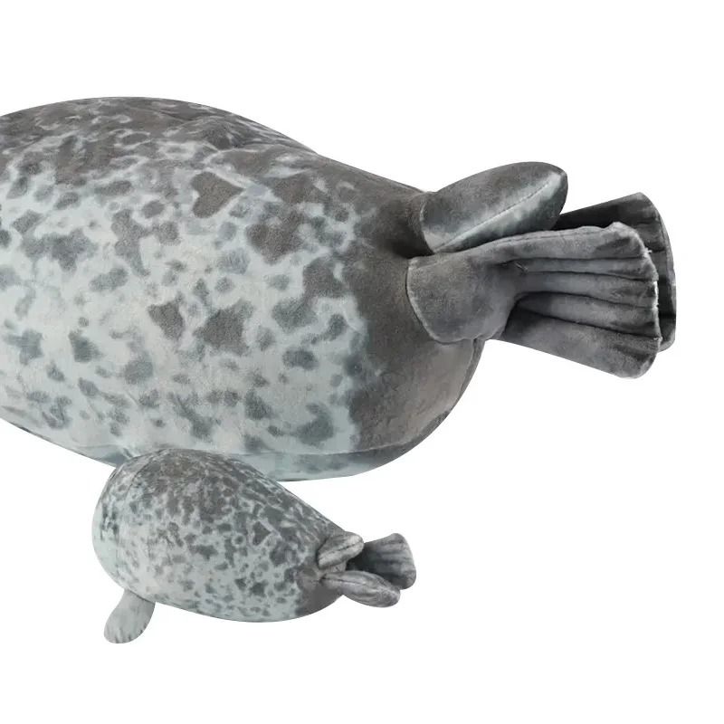 Mother and Baby Seal Plush Set with Zipper Pouch (Five-Piece Set)