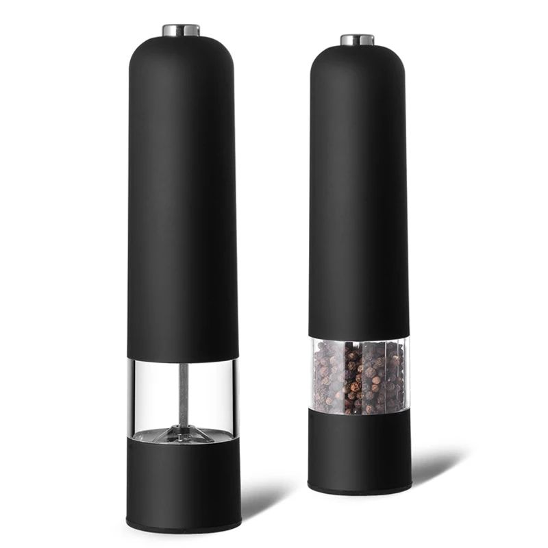 Electric Salt & Pepper Grinder Mill – Battery-Operated Adjustable Spice Grinder for Kitchen Use