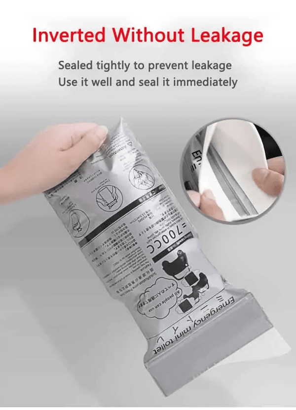 Portable Car Emergency Urine Bag Disposable Travel Toilet