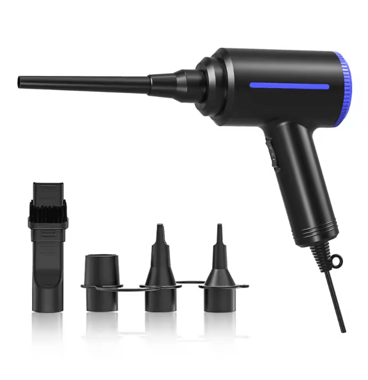 500W Electric Air Duster Powerful Keyboard Cleaner and Reusable Compressed Air Blower